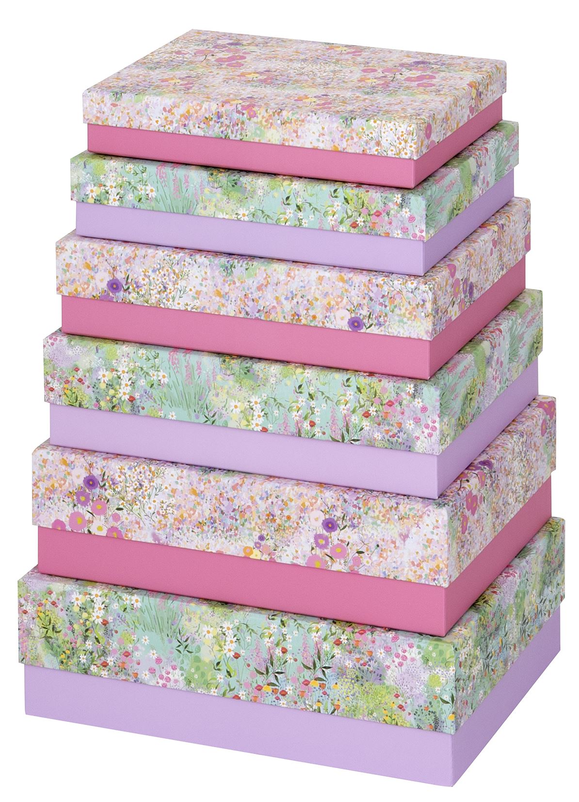 Cottage Garden Shirt Gift Box Nest by Summer Thornton