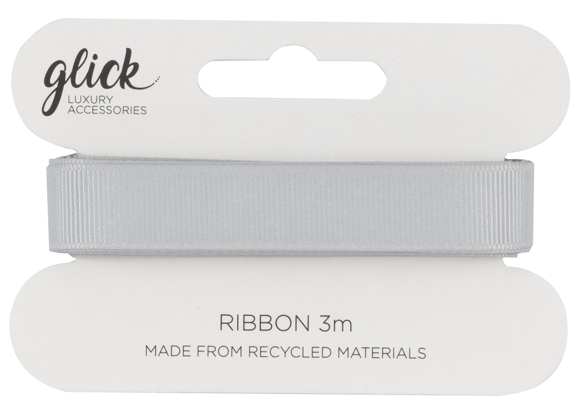 Grey Grosgrain Ribbon (3m)