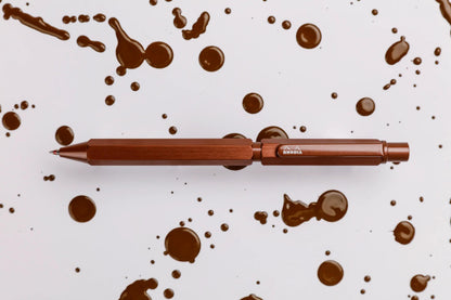 Rhodia scRipt 3-in-1 Multipen - Black & Red Ballpoint + 0.5mm Pencil - Brown