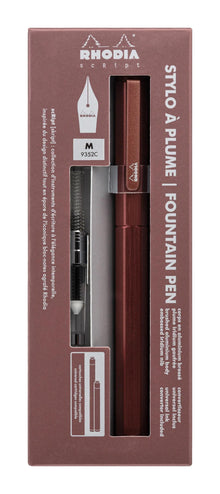 Rhodia scRipt Fountain Pen - Medium Nib - Brown