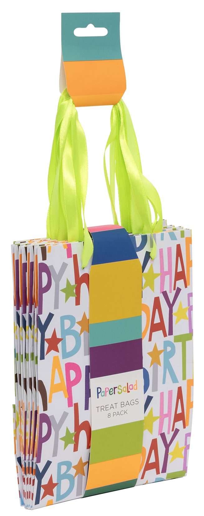 Happy Birthday Party Treat Bags (Pack of 8) by Paper Salad