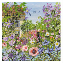 Lucy Grossmith Cottage Garden Blank Greetings Card