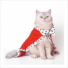 King Cat in Ermine Robe Photographic Blank Greetings Card