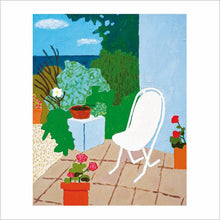 Sophie Harding Contemplation Terrace Blank Greetings Card
