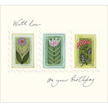 Essoldo Design Floral Stamps Birthday Card