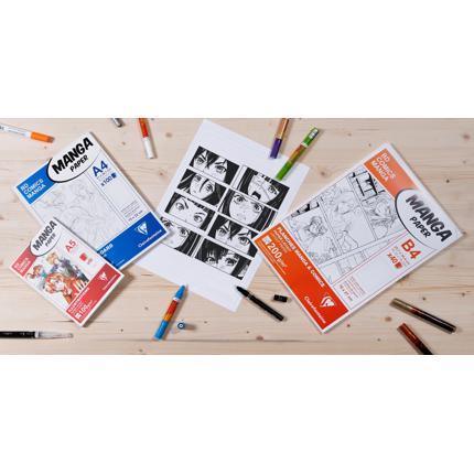 Manga Storyboard Pad A4 | 100 Sheets, 55gsm (6 Panels)
