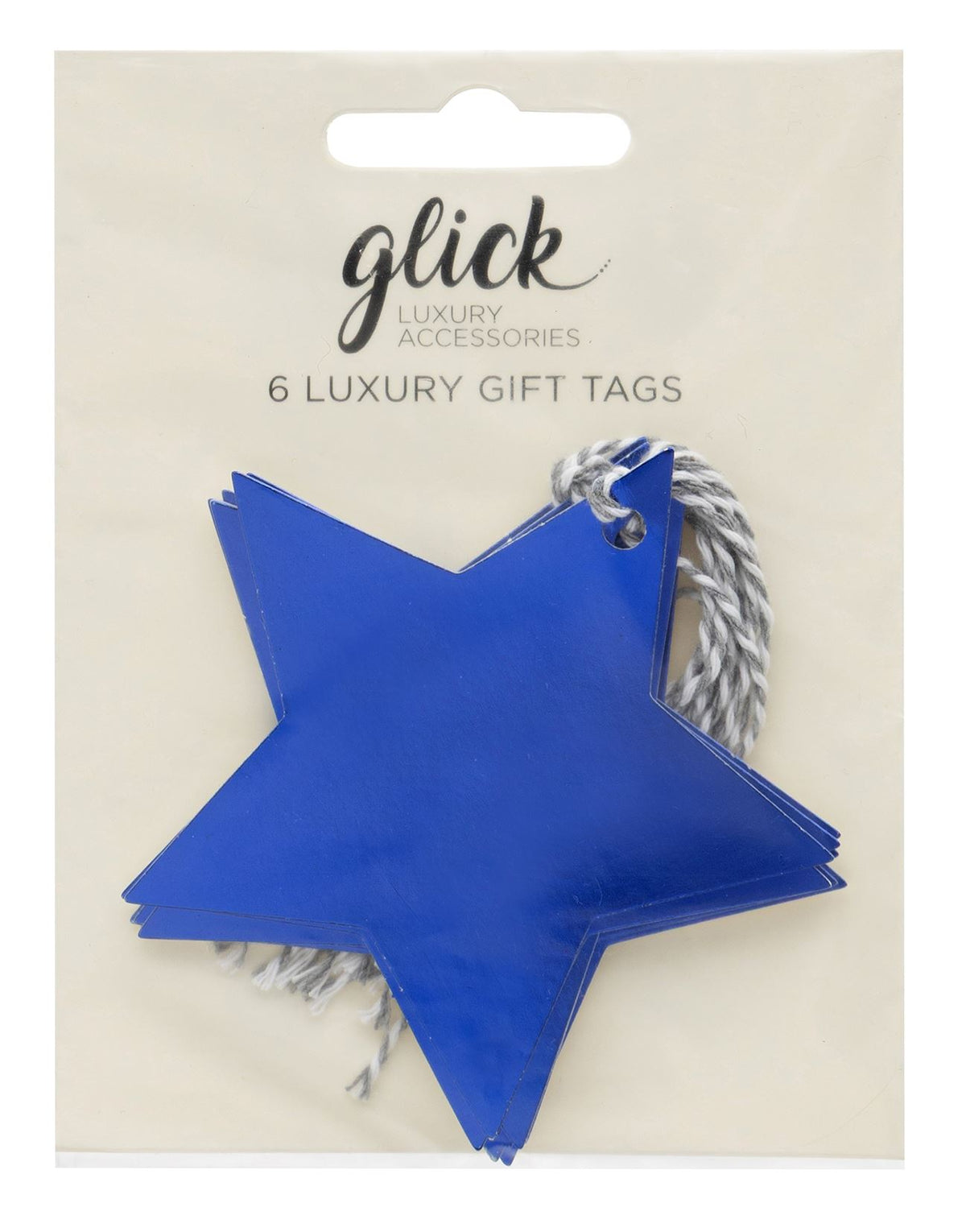 Star Navy Gift Tags (Pack of 6)