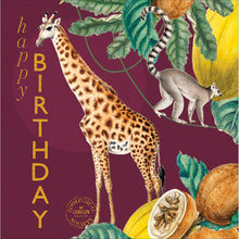 ZSL Northern Giraffe Birthday Card