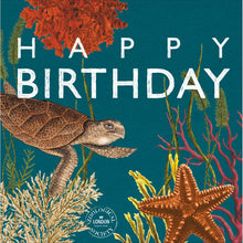 ZSL Sea Turtle Birthday Card