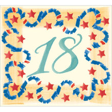 Confetti Frame Teal 18th Birthday Card