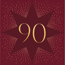 The Proper Mail Company Superstar at 90 Gold Star 90th Birthday Card