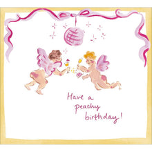 Ofelia Botella Peachy Birthday Cherubs Card