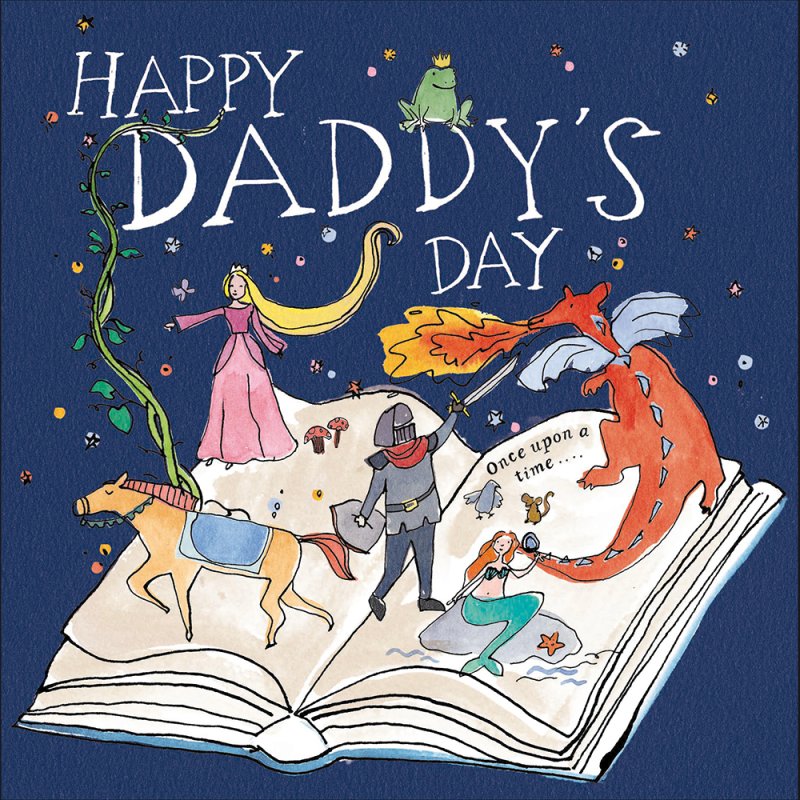 Special Bedtime Story Fairytale Book Daddy's Day Card