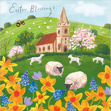 Easter Blessings Country Church Easter Card