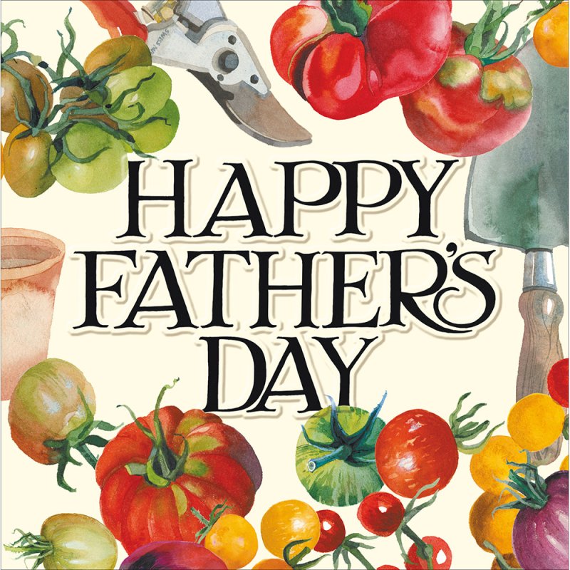 Dad's Happy Place Tomatoes Father's Day Card