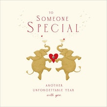 The Proper Mail Company Unforgettable Year Elephants Blank Greetings Card