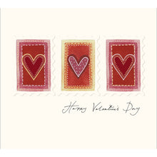Love Hearts Stamps Valentine's Card