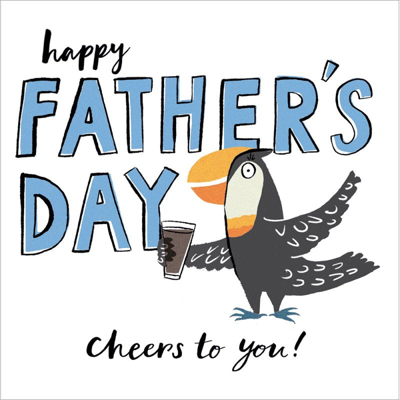 Cheers to You Toucan with Pint Father's Day Card