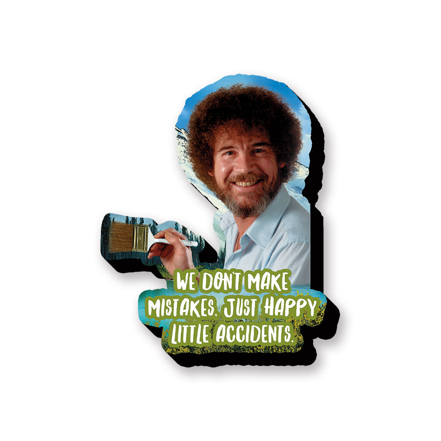 Bob Ross Funky Chunky Magnet – Happy Accidents