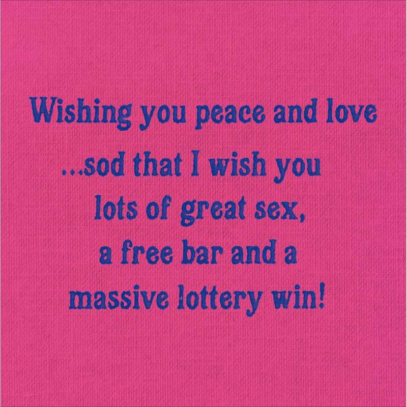 May Your Wishes Come True Funny Blank Greetings Card