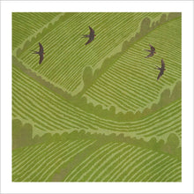 Tjitske Kamphuis Swallows Return Blank Greetings Card