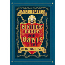 Bants-a-Lot Birthday Baron Von Bants Birthday Card