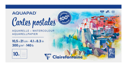AQUAPAD Watercolour Post Cards