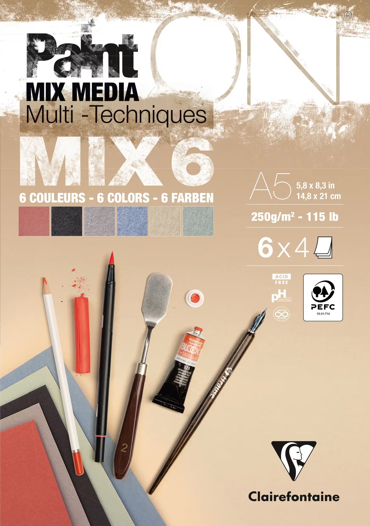 Paint On Mix Media Multi-Techniques Mix 6 (Copy)