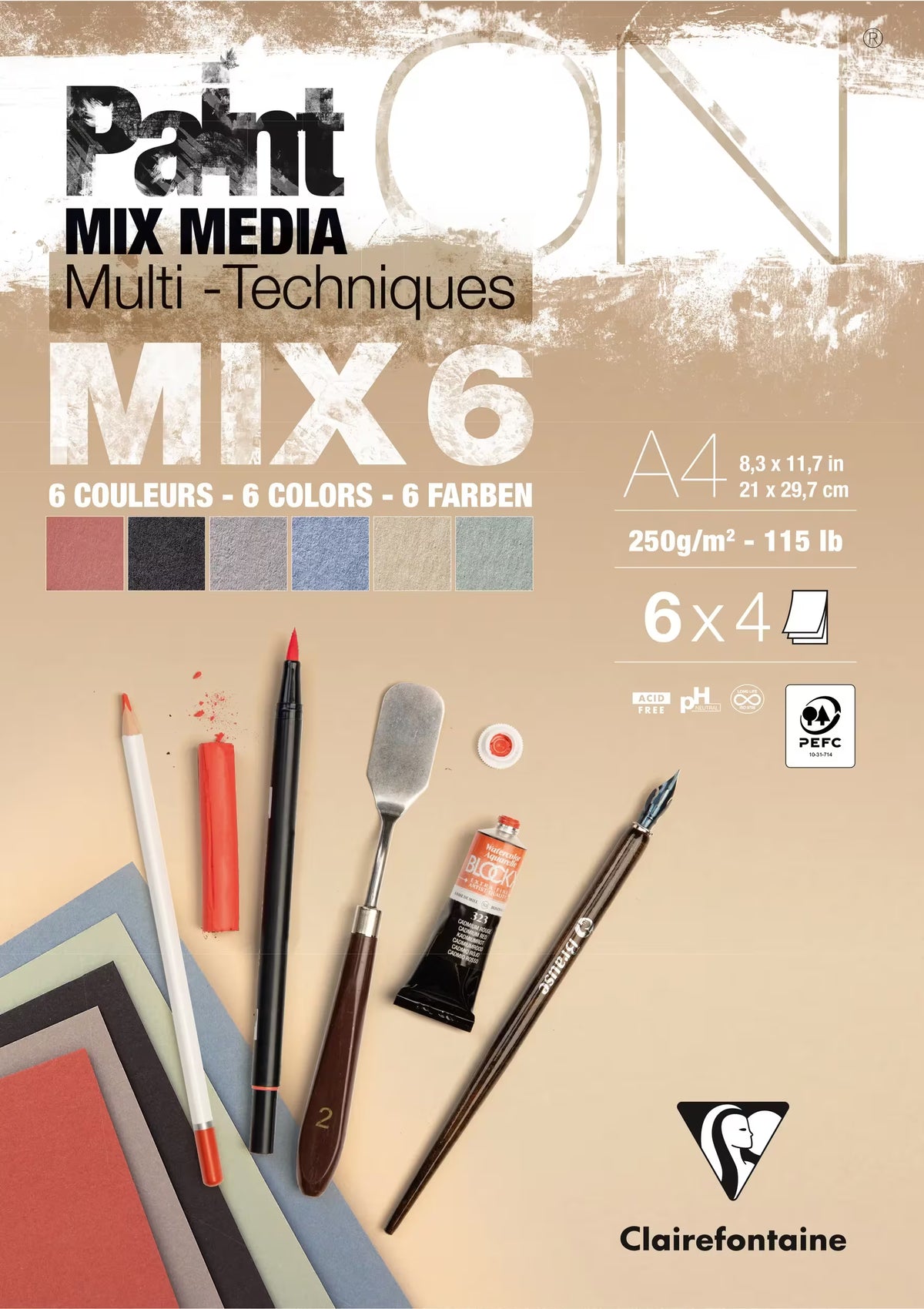 Paint On Mix Media Multi-Techniques Mix 6 (Copy)