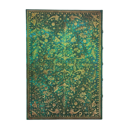 Paperblanks Emerald Flower Grande Hardback Journal – Plain, 240 Pages – back cover