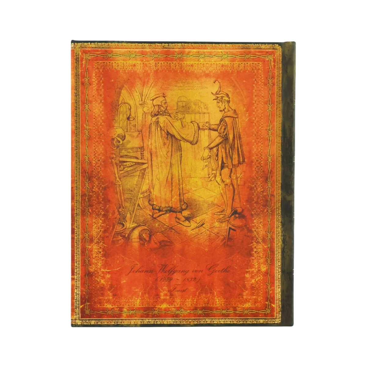 Paperblanks Goethe, Faust Ultra Hardback Journal – Lined, 144 Pages – back cover
