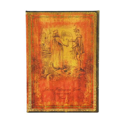 Paperblanks Goethe, Faust Midi Hardback Journal – Lined, 144 Pages – back cover