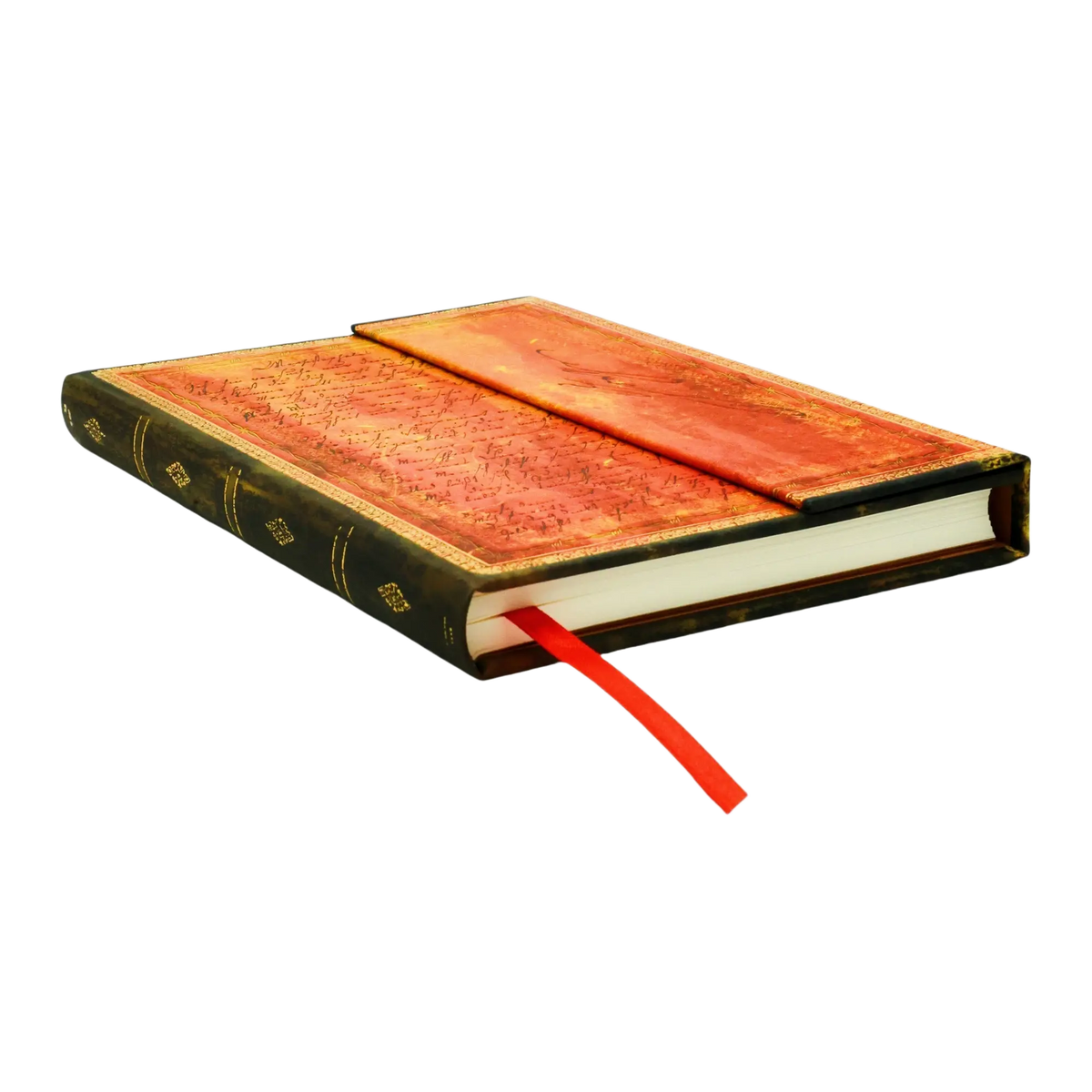 Paperblanks Goethe, Faust Midi Hardback Journal – Plain, 144 Pages – page edge