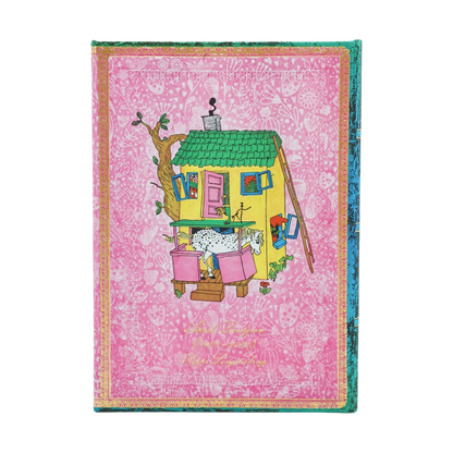 Paperblanks Astrid Lindgren, Pippi Longstocking Midi Hardback Journal – Plain, 144 Pages – back cover