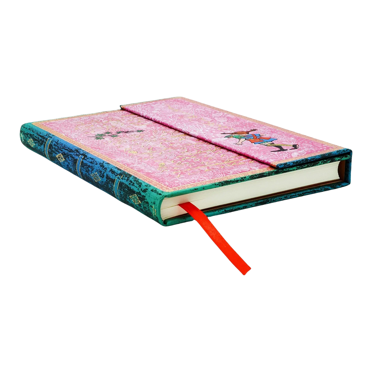 Paperblanks Astrid Lindgren, Pippi Longstocking Midi Hardback Journal – Plain, 144 Pages – page edge