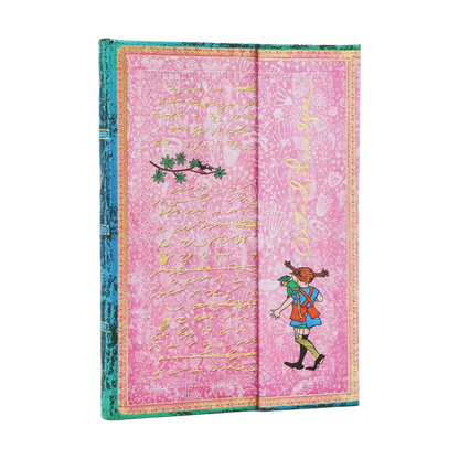 Paperblanks Astrid Lindgren, Pippi Longstocking Midi Hardback Journal – Plain, 144 Pages – front cover