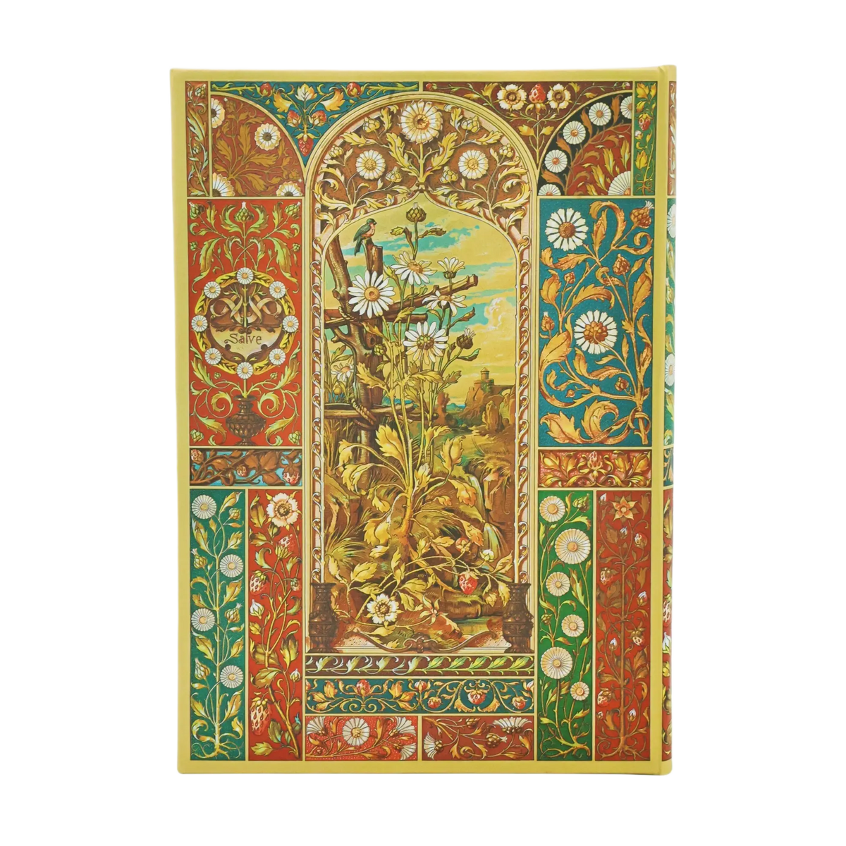 Paperblanks Viennese Fruit Midi Hardback Journal – Plain, 144 Pages – back cover