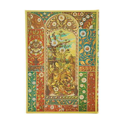 Paperblanks Viennese Fruit Midi Hardback Journal – Plain, 144 Pages – back cover