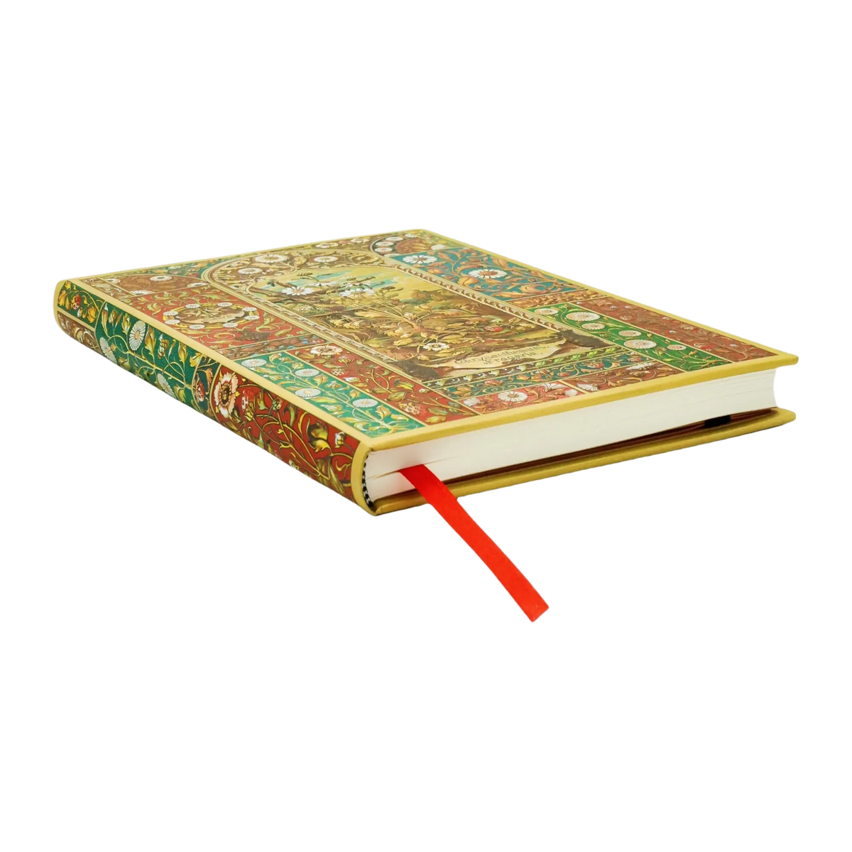 Paperblanks Viennese Fruit Midi Hardback Journal – Plain, 144 Pages – page edge