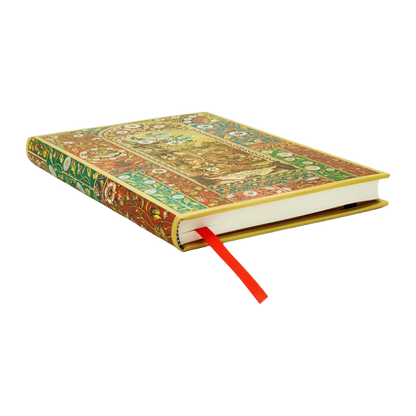 Paperblanks Viennese Fruit Midi Hardback Journal – Plain, 144 Pages – page edge