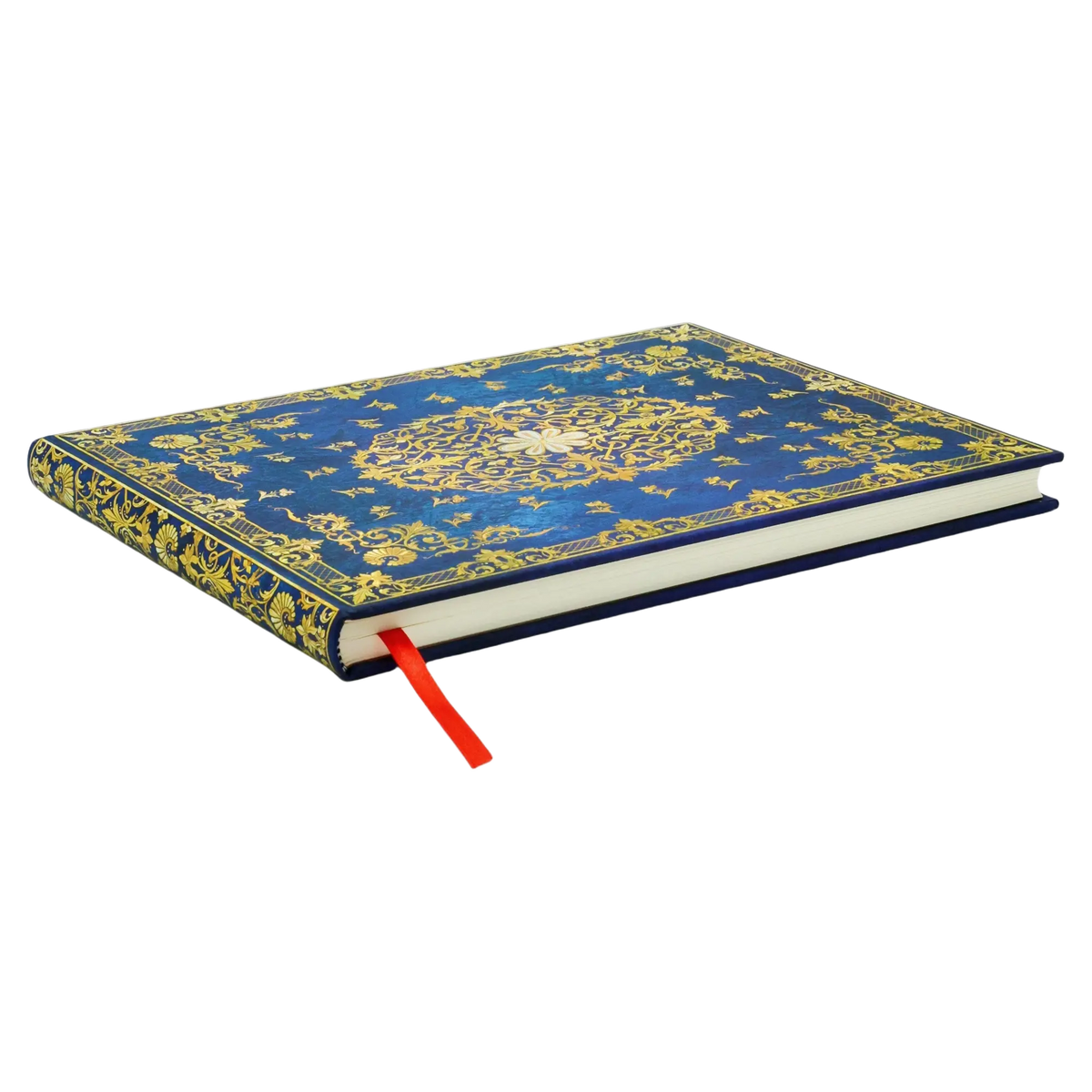 Paperblanks Silk Sky Hardback Guest Book – Lined, 144 Pages – page edge
