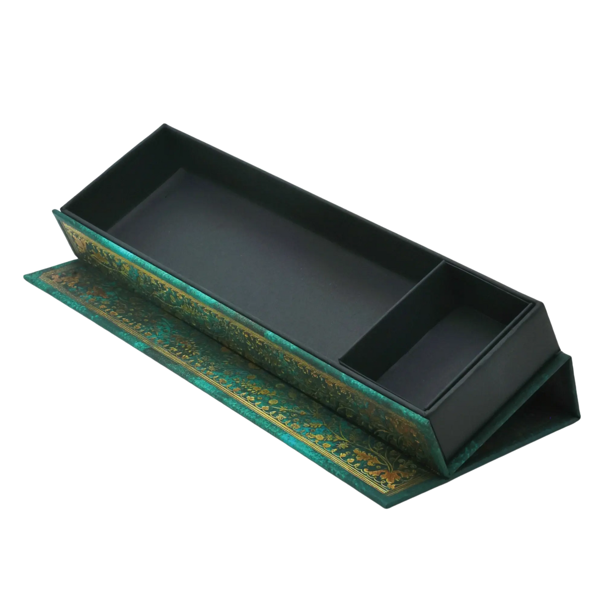 Paperblanks Emerald Flower Pencil Case – side view