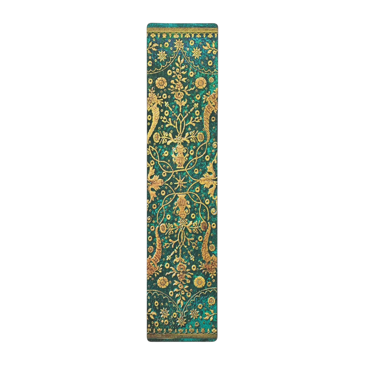 Paperblanks Emerald Flower Bookmark – back view