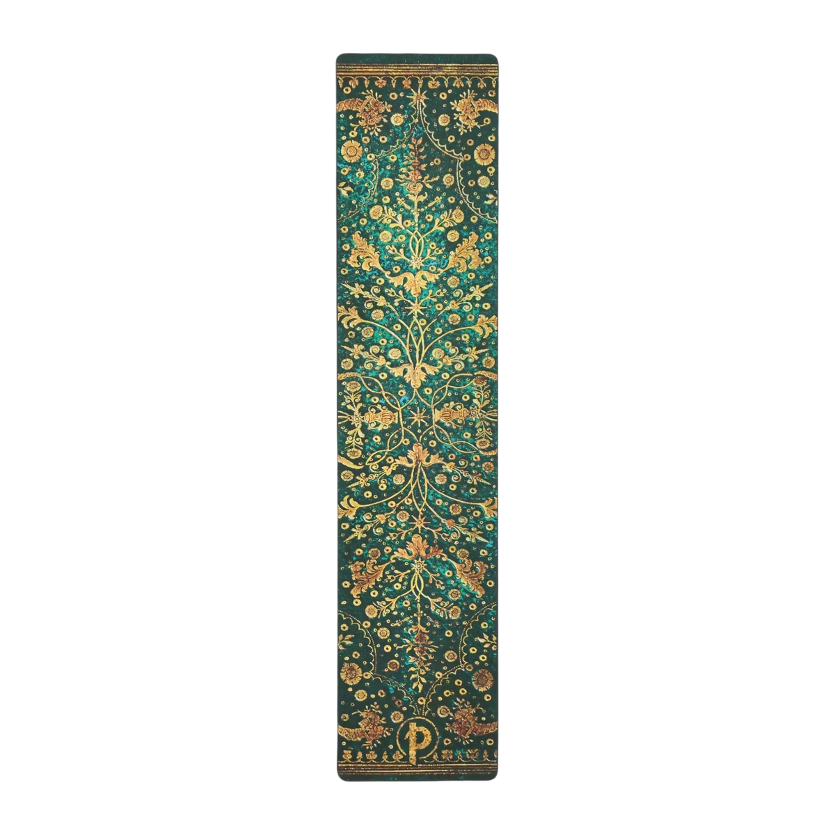 Paperblanks Emerald Flower Bookmark – front view