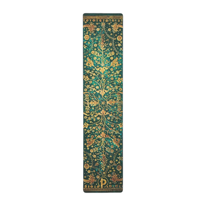 Paperblanks Emerald Flower Bookmark – front view