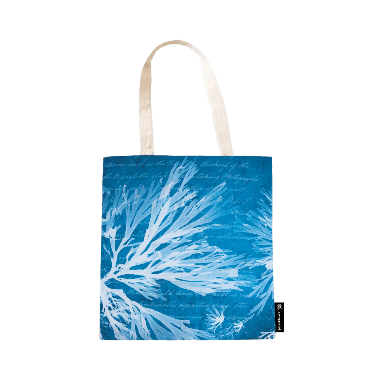 Paperblanks Sea Flowers Cotton Tote Bag – back view