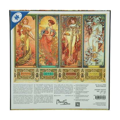 Paperblanks The Seasons (1900) 1000-Piece Jigsaw Puzzle – back view