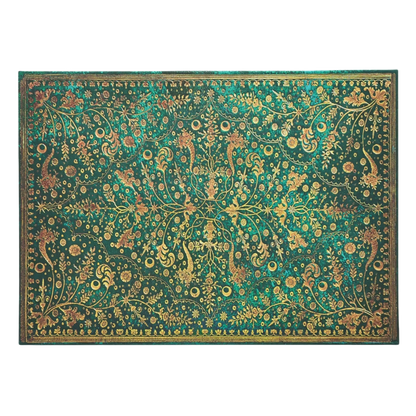 Paperblanks Emerald Flower Document Folder – back view