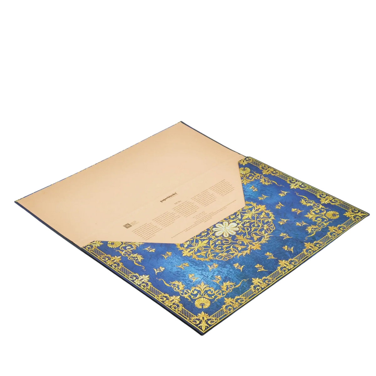 Paperblanks Silk Sky Document Folder – side view