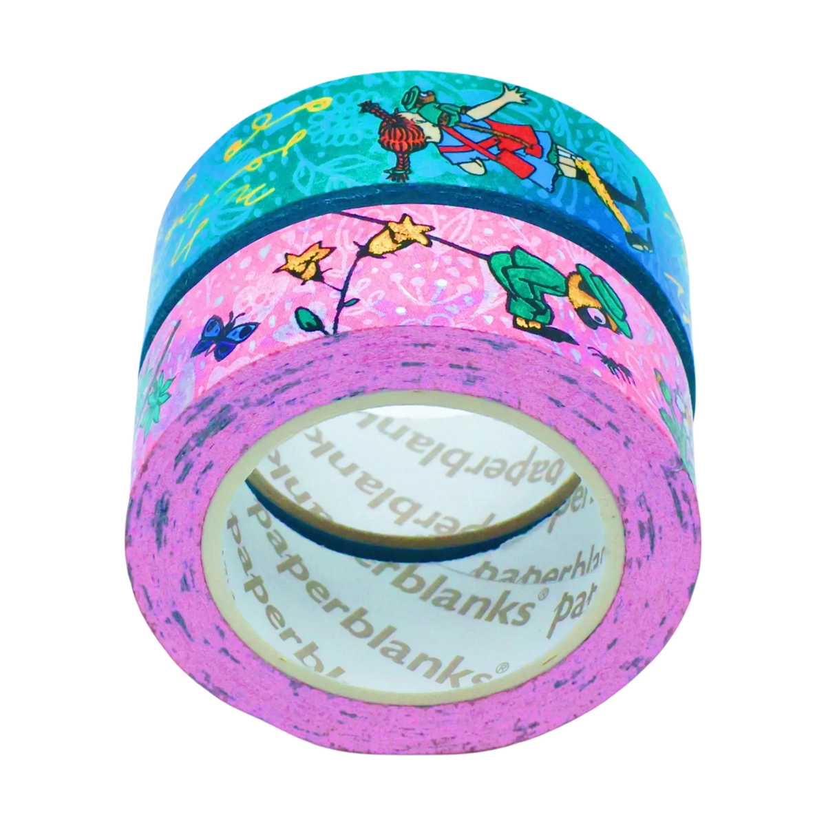 Paperblanks Astrid Lindgren, Pippi Longstocking Washi Tape – Pack of 2 – back view